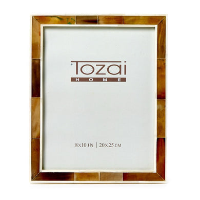 Faux Horn Photo Frame 8x10