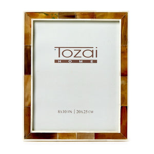 Faux Horn Photo Frame 8x10