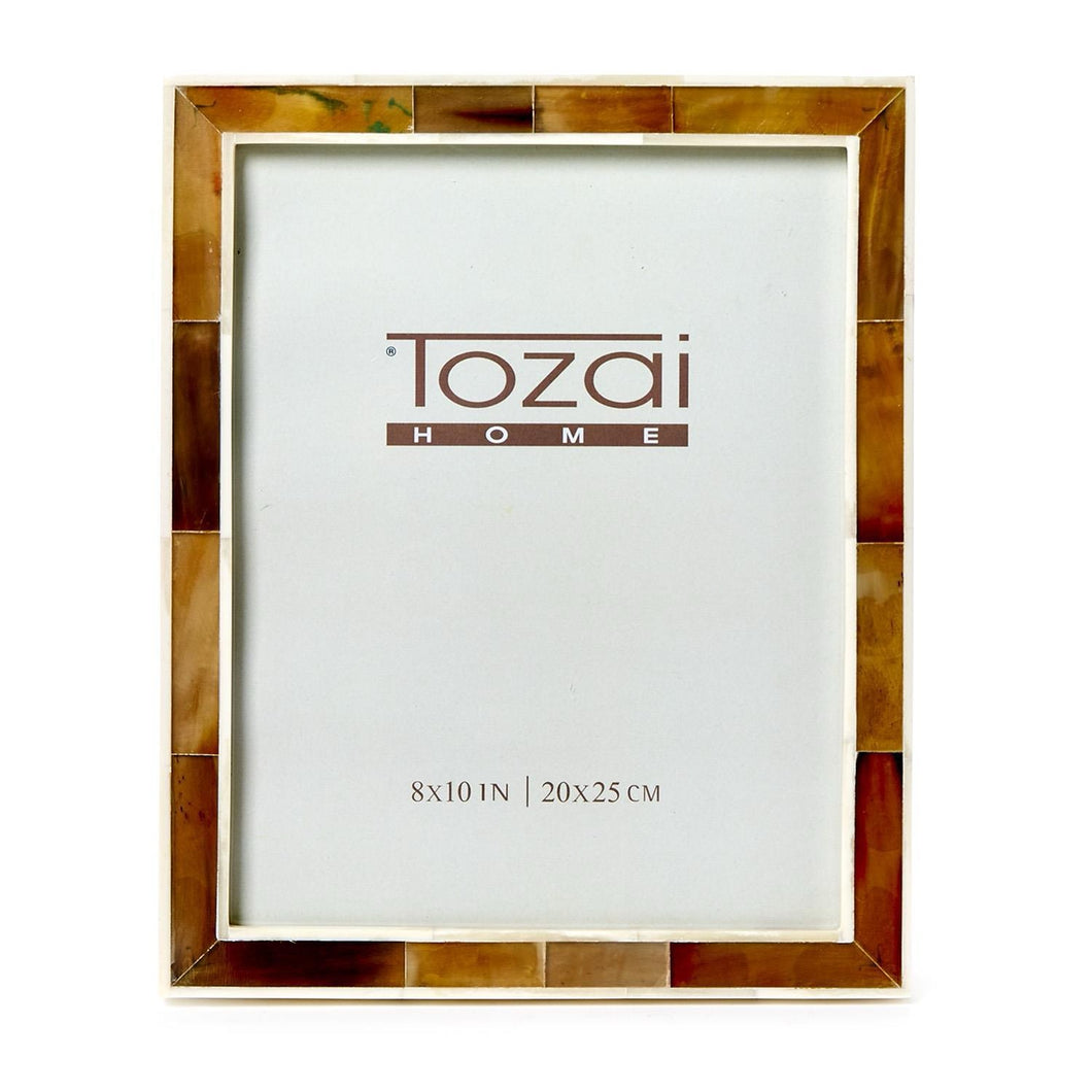 Faux Horn Photo Frame 8x10