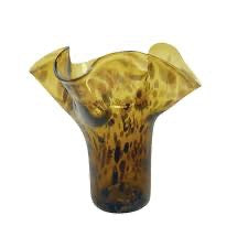 Lettuce Leaf Vase - Tortoise