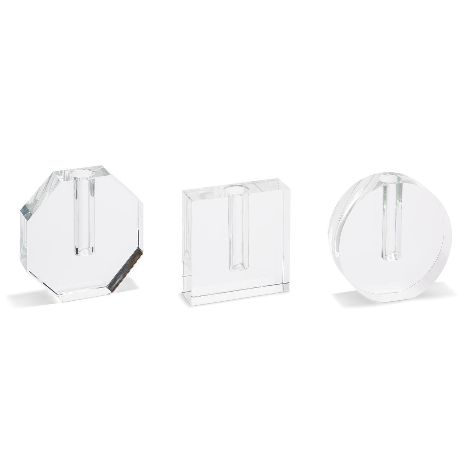 Crystal Bud Vase - Square