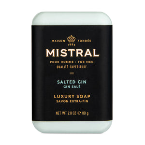 Mistral Men's Travel Bar Soap - Salted Gin