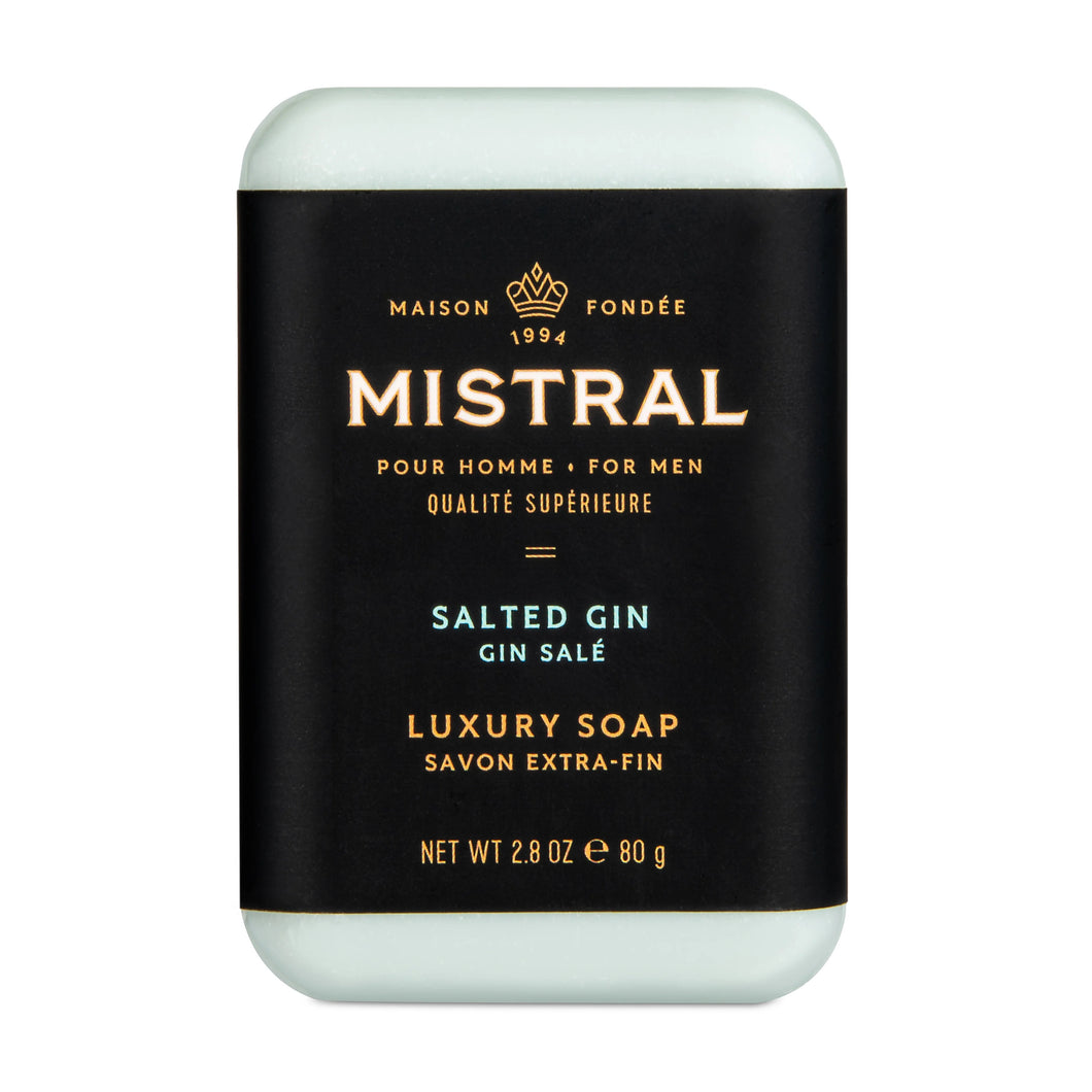 Mistral Men's Travel Bar Soap - Salted Gin