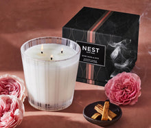 Load image into Gallery viewer, Rose Noir &amp; Oud 3-Wick Candle