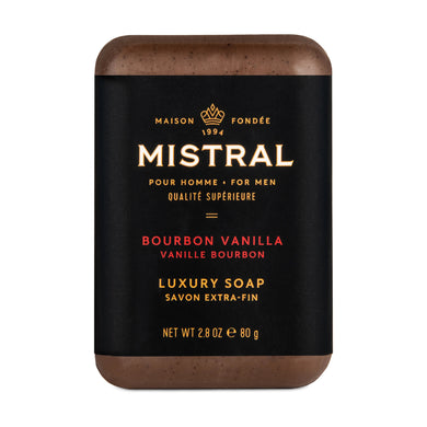 Mistral Men's Travel Bar Soap - Bourbon Vanilla