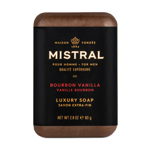 Mistral Men's Travel Bar Soap - Bourbon Vanilla