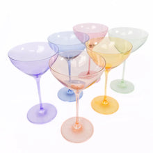 Load image into Gallery viewer, Colored Martini Glasses