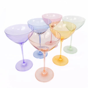 Colored Martini Glasses