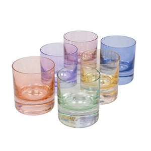 Colored Rocks Glasses (Set of 2)