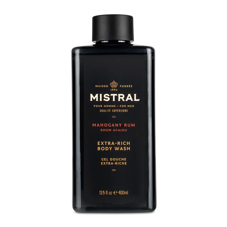 Mistral Men's Body Wash - Mahogany Rum