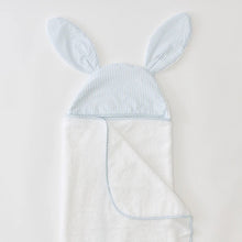 Load image into Gallery viewer, Percale Kids’ Bunny Hooded Towel