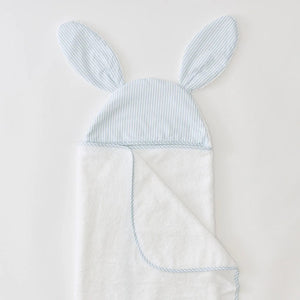 Percale Kids’ Bunny Hooded Towel