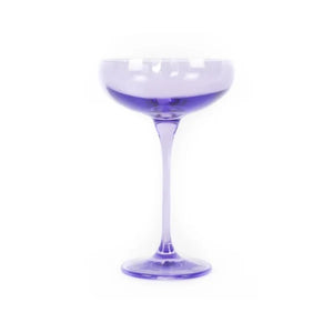 Colored Champagne Coupes