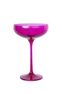 Colored Champagne Coupes