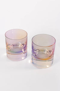Colored Rocks Glasses (Set of 2)