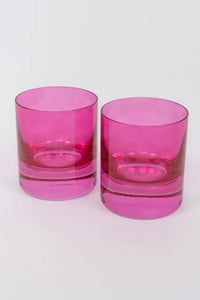 Colored Rocks Glasses (Set of 2)