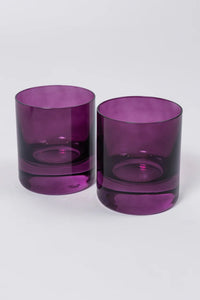 Colored Rocks Glasses (Set of 2)