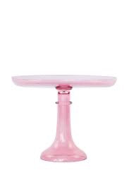 Colored Glass Cake Stands