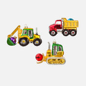 Construction Ornament, 3 Assorted