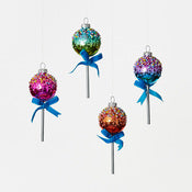 Cake Pop Ornament, 4 Assorted