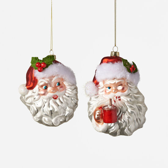 Tipsy Santa Ornament - 4.5 Inches