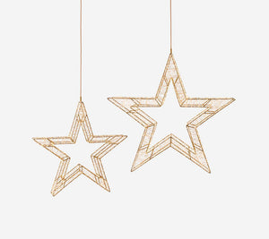 Lighted Star - Set of 2 - 26" / 34"