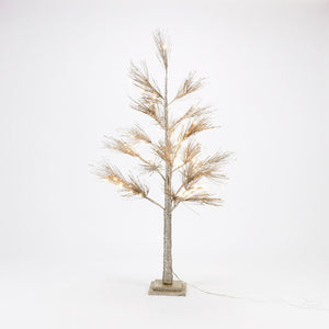 Champagne Glitter Pine Tree - Large - 72 Inches