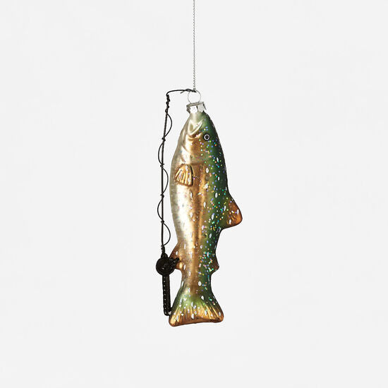 Fish On The Line Ornament