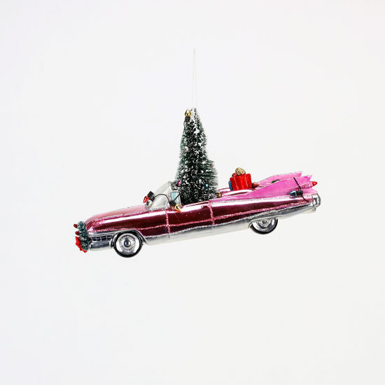 Pink Caddy Ornament - 8.5 Inches