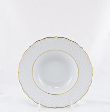 Load image into Gallery viewer, Empire White and Gold Dinnerware