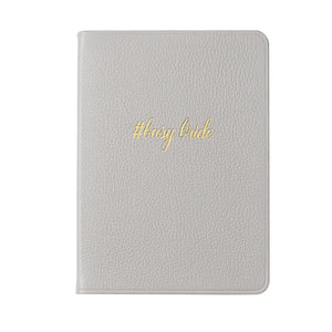 "Busy Bride" Journal - Light Gray