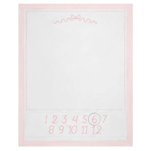 Girl's Milestone Blanket - Girl