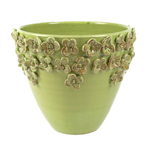 Rustic Garden Medium Cachepot - Pistachio