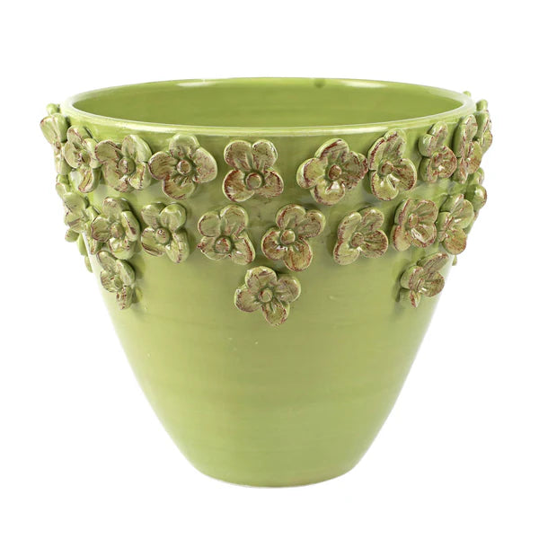 Rustic Garden Medium Cachepot - Pistachio