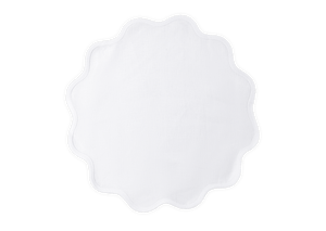Scallop Edge Placemats - Set of 4 - Assorted Colors