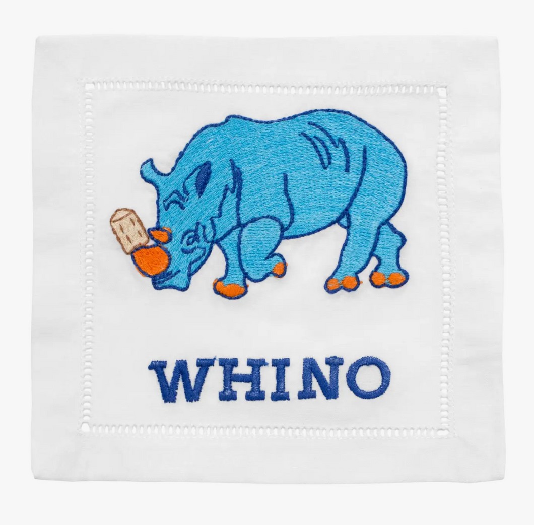 Whino Cocktail Napkins - Set of 4