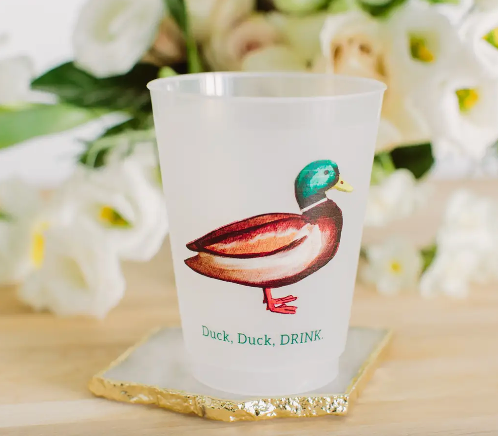 Duck Duck Drink Mallard Frosted Cups