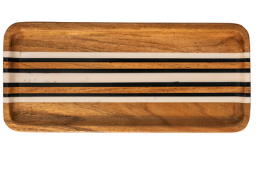 Stonewood Stripe Rectangle Tray