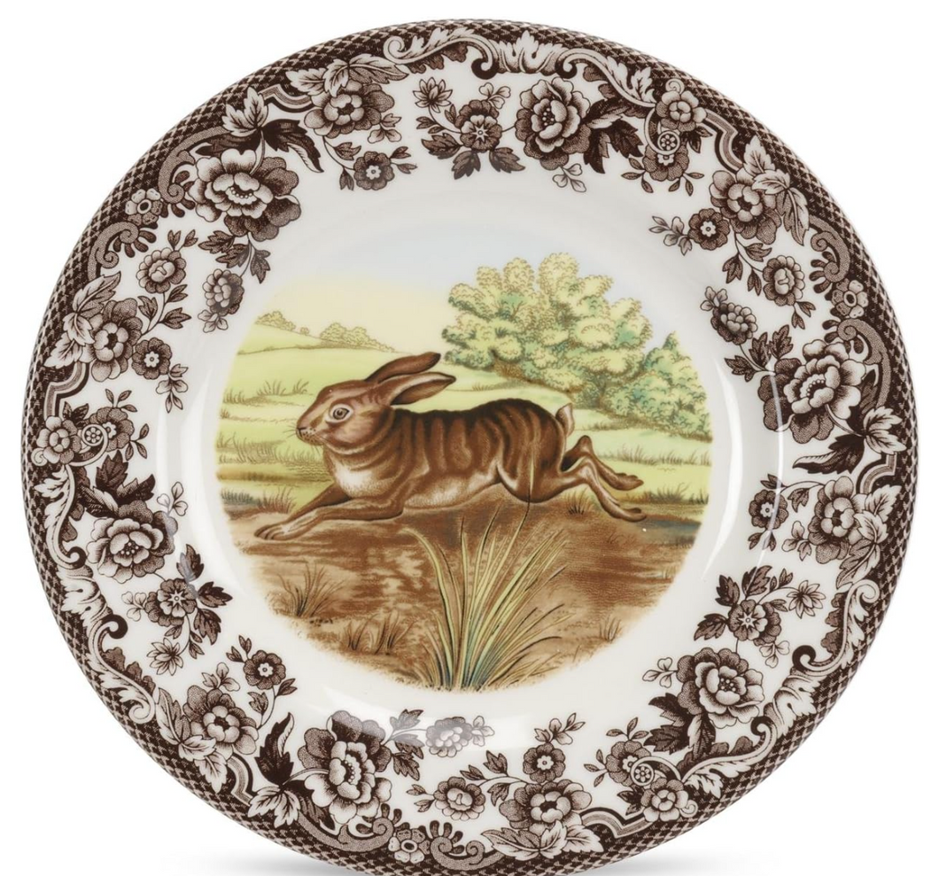 Woodland Salad Plate - Rabbit