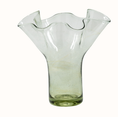 Lettuce Leaf Vase - Clear