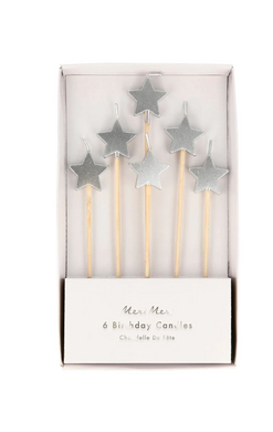 Silver Star Candles