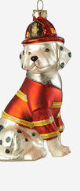 Dalmatian Fireman Ornament