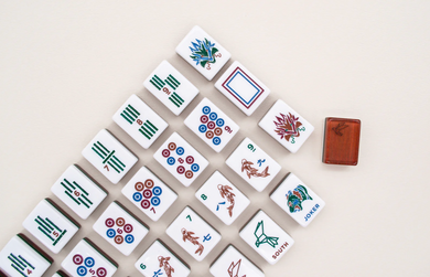 Origami Mahjong Tile Set - Timber
