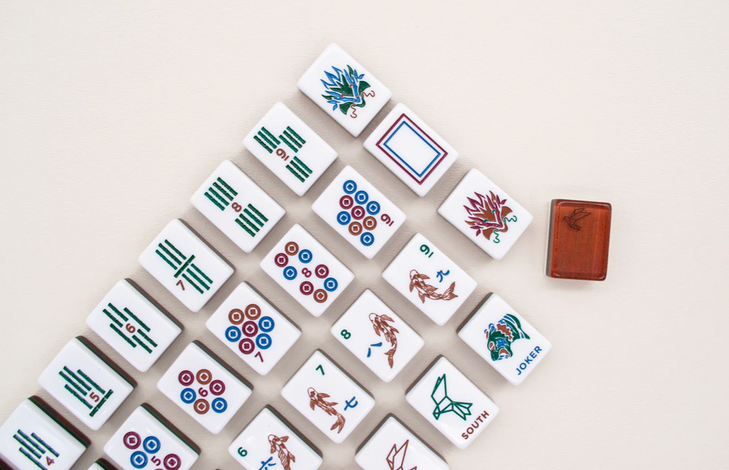 Origami Mahjong Tile Set - Timber