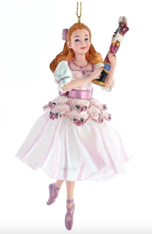 Clara With Nutcracker Ornament