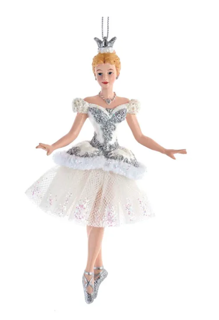 Nutcracker Suite Snow Queen Ballerina Ornament