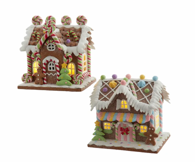 Light Up Lollipop House & Bubble Gum Factory, 2 Assorted