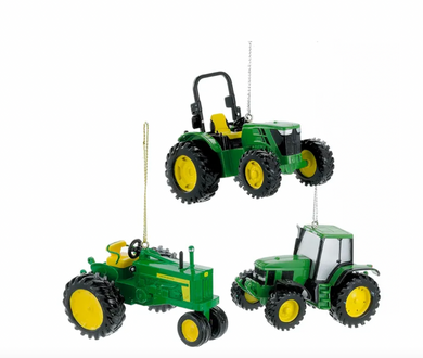 John Deere Tractor Ornament, Asst