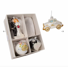 Load image into Gallery viewer, Noble Gems Wedding Boxed Glass Ornaments