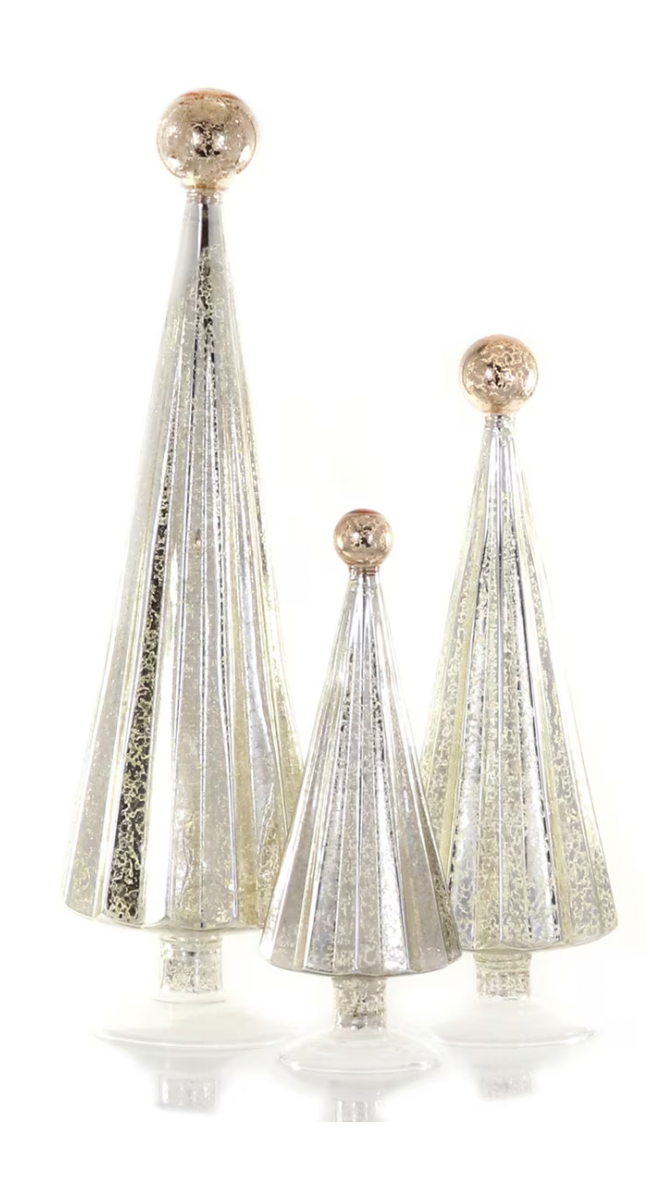 Pleated Tree - Gold/Silver